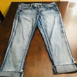 Hydraulic cropped Bailey Low rise skinny jeans